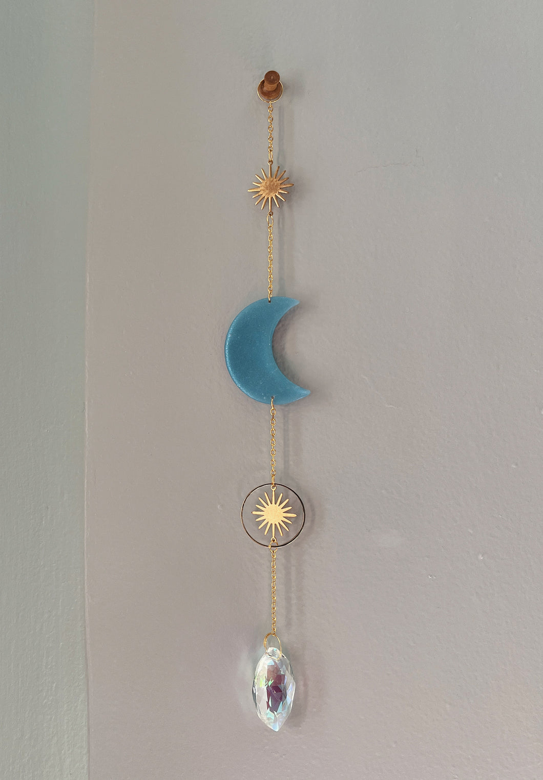 Crescent Moon Sun Catcher - Multiple Colors Available!