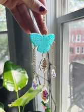 Load image into Gallery viewer, Butterfly Sun Catcher - Translucent Mint Green
