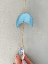 Load image into Gallery viewer, Long Crescent Moon Sun Catcher - Multiple Colors Available!
