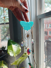 Load image into Gallery viewer, Butterfly Sun Catcher - Translucent Mint Green
