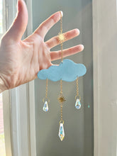 Load image into Gallery viewer, Cloud Sun Catcher - Shimmery Baby Blue
