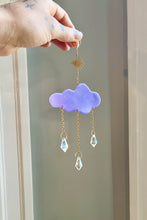 Load image into Gallery viewer, Cloud Sun Catcher - Thermal Purple to Blue
