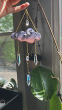 Load and play video in Gallery viewer, Stormy Sunset Cloud Suncatcher
