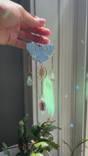 Load and play video in Gallery viewer, Butterfly Sun Catcher - Baby Blue + Gold

