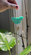 Load and play video in Gallery viewer, Butterfly Sun Catcher - Translucent Mint Green
