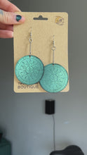 Load and play video in Gallery viewer, Color Shifting Resin Earrings - Esoteric Sun
